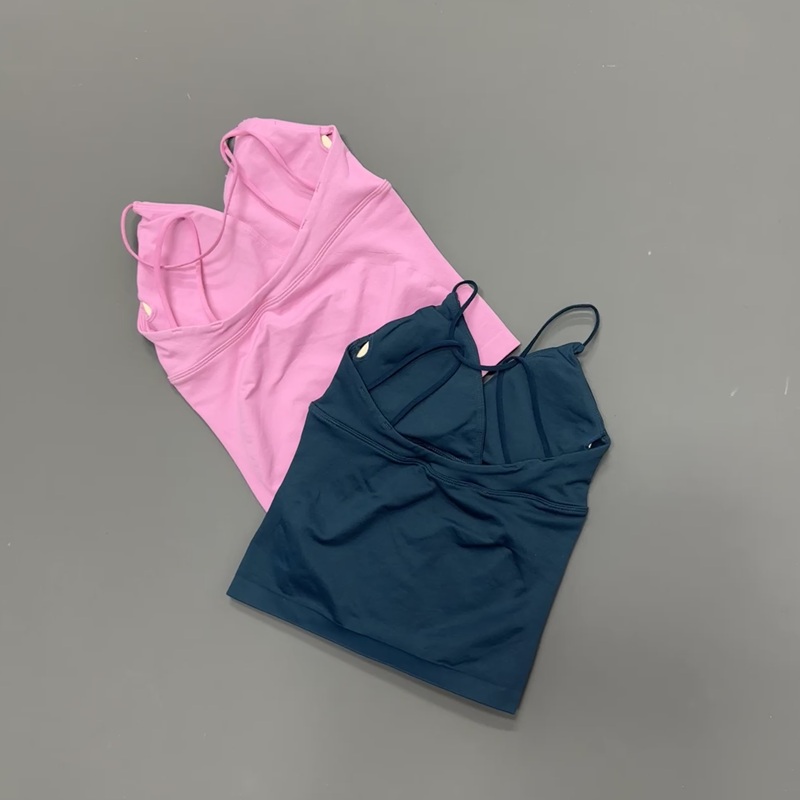 スポーツタンクトップ女性スリムボディシェイピングヨガホルター - Sports Bra High Impact のレビューと価格