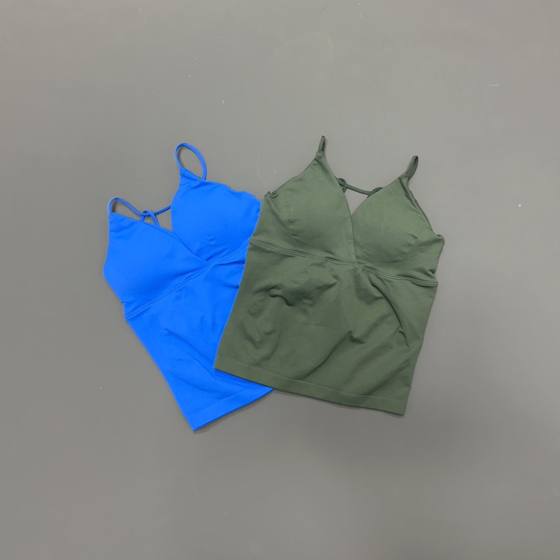スポーツタンクトップ女性スリムボディシェイピングヨガホルター - Sports Bra High Impact のレビューと価格