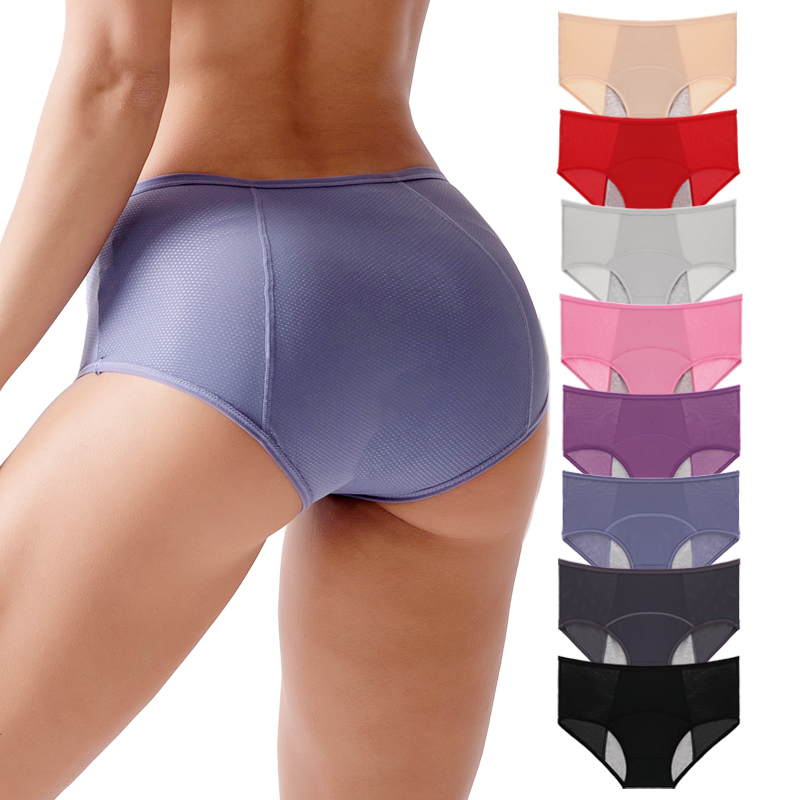女性用生理用下着 ハイウエスト 漏れ防止 生理用パンティー  - Period Panty Absorbent のレビューと価格