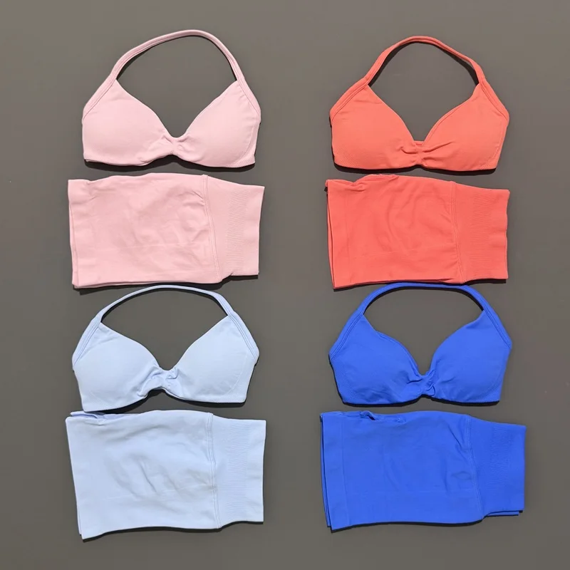 2 ピース HISTELLO スポーツセット シームレススト - Sports Bra High Impact のレビューと価格